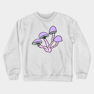 Trippy Pastel Mushrooms Crewneck Sweatshirt